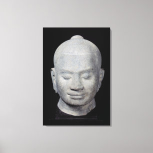 Impressão Em Tela Cabeça do estilo do rei Jayavarman VII Bayon