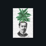 Impressão Em Tela Cabeça Verde Chinesa<br><div class="desc">Moda & Figurativa</div>