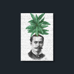 Impressão Em Tela Cabeça Verde Chinesa<br><div class="desc">Moda & Figurativa</div>