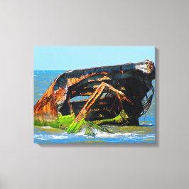 Impressão Em Tela Cabo May Shipwreck