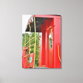 Impressão Em Tela Caboose Adirondack Train Scenery