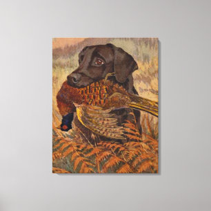 Impressão Em Tela Caça ao Laboratório de Chocolate Vintage