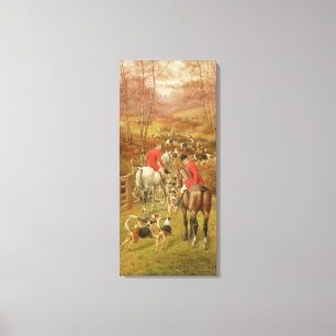 Impressão Em Tela Caça Cena, 1906
