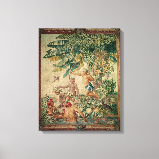 Impressão Em Tela Caça, do Tenture des Nouvelles (Frente)