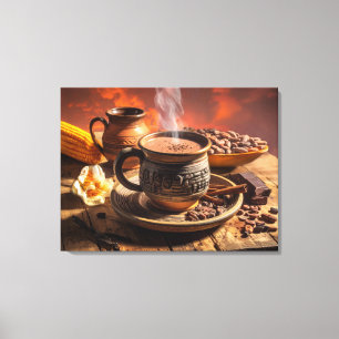 IMPRESSÃO EM TELA CACAU - CHOCOLATE QUENTE