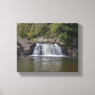 Impressão Em Tela Cachoeira bonita em montanhas apalaches