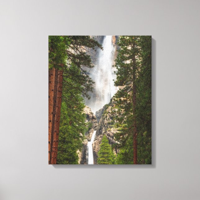 Impressão Em Tela Cachoeira de Yosemite, Califórnia (Frente)