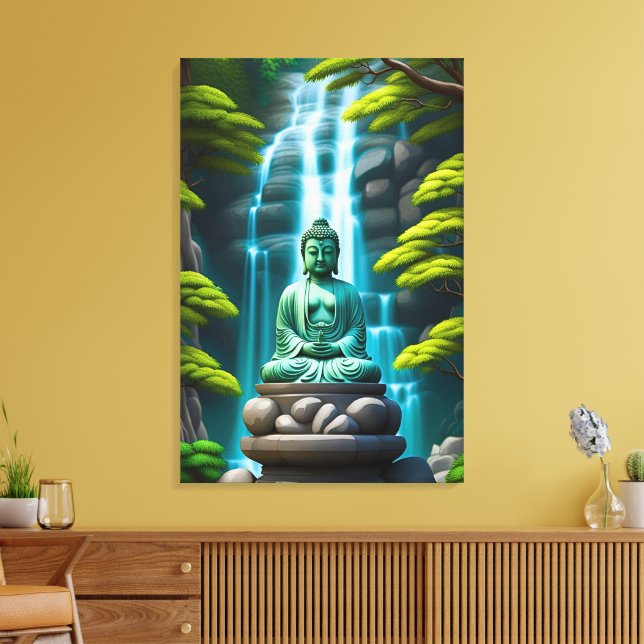 Impressão Em Tela Cachoeira do Buda (Insitu(Sala de estar))