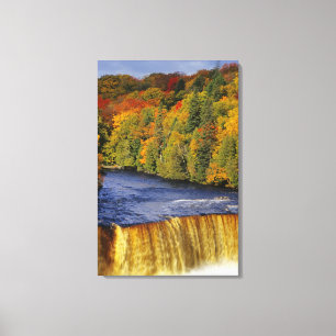 Impressão Em Tela Cachoeira Superior de Tahquamenon em UP Michigan e