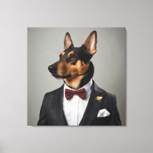 Impressão Em Tela Cachorro de fato