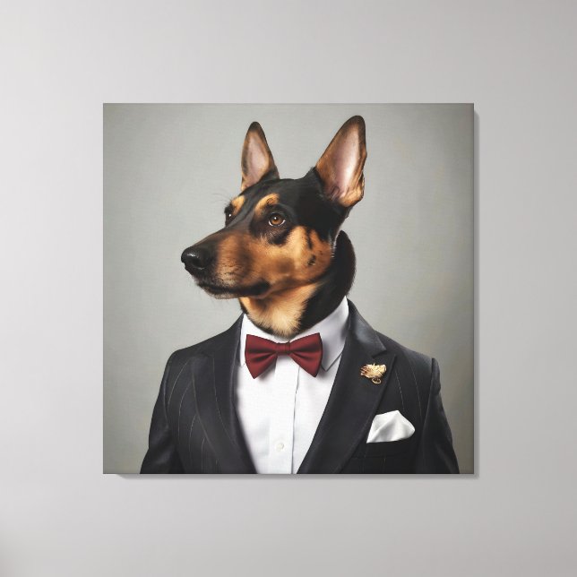 Impressão Em Tela Cachorro de fato (Frente)