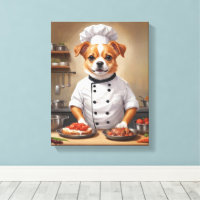 Cachorro Engraçado Chef Comida Pet Boneco