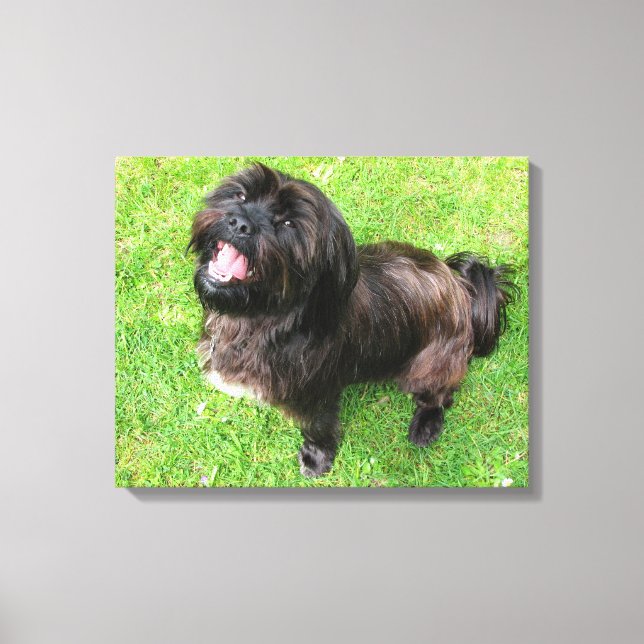 Impressão Em Tela Cachorro engraçado com atitude! (Frente)