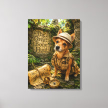 Cachorro Explorador Fofo Ruínas da Selva Antiga Ar