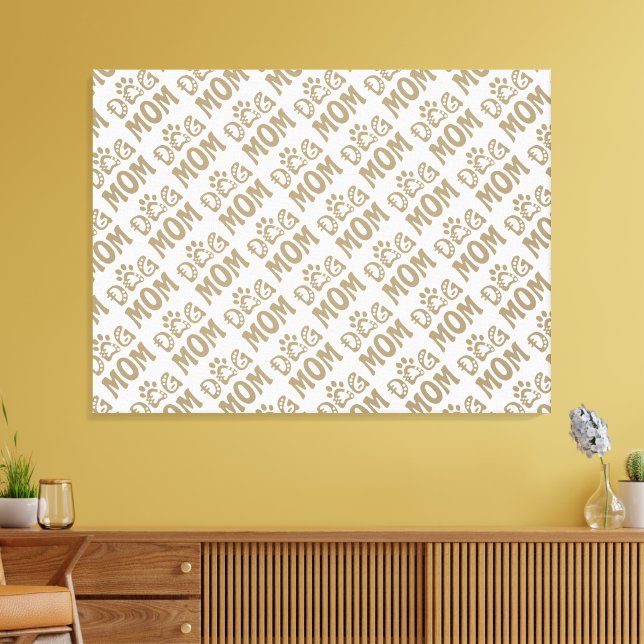 Impressão Em Tela Cachorro Mãe (Insitu(Sala de estar))