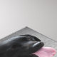 Impressão Em Tela Cachorro negro (Corner(Top))