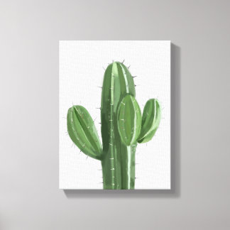 Impressão Em Tela Cactus Plant Painting - Still-Life Illustration