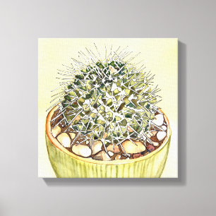 Impressão Em Tela Cactus Watercolor por Debra Lee Baldwin