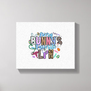 Impressão Em Tela Cada LPN Favorito do Bunnys