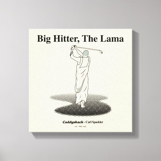 Impressão Em Tela Caddyshack | Big Hitter, Lama (Frente)
