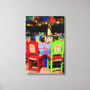 Impressão Em Tela CADEIRAS FIESTA 16x24