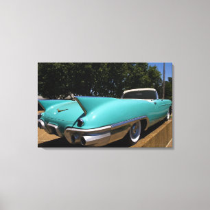 Impressão Em Tela Cadillac conversível verde de Elvis Presley em