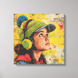 Impressão Em Tela Cadre art abstrait