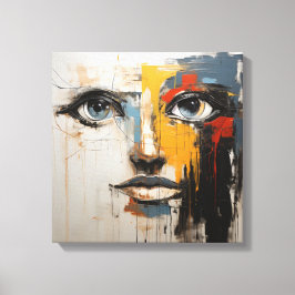 Impressão Em Tela Cadre art abstrait