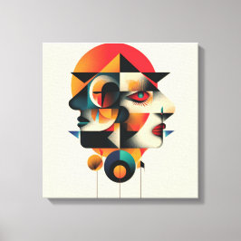 Impressão Em Tela Cadre art abstrait