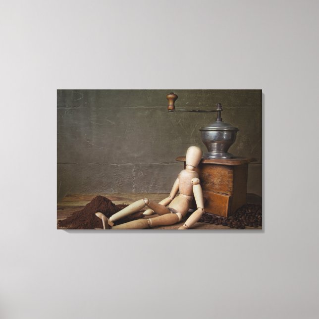 Impressão Em Tela Café (Frente)