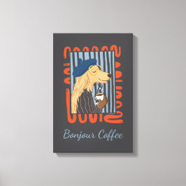Impressão Em Tela Café Bonjour