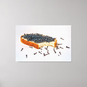 Impressão Em Tela Café da manhã na escola de yoga