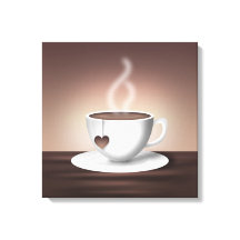 Café Latte Wall Art