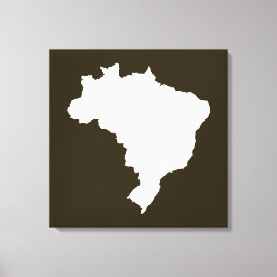 Impressão Em Tela Café Mocha Festivo Brasil em Emporiomoffa