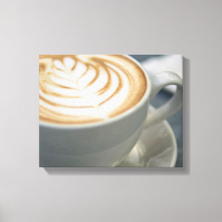 Impressão Em Tela Café Pensado, Grãos De Cappuccino L