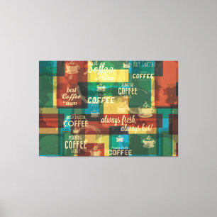 Impressão Em Tela Café quente
