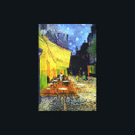 Impressão Em Tela Café Terrace à Noite por Van Gogh Fine Art<br><div class="desc">Café Terrace em Night - Arles,  França,  1888. Famoso pintura a óleo pelo artista holandês Poste-impressionista Vincent van Gogh. Impressão de tela grande de arte.</div>