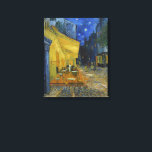 Impressão Em Tela Cafe Terrace à Noite | Vincent van Gogh<br><div class="desc">Cafe Terrace na Night (1888), de Vincent van Gogh, é uma representação luminosa e icônica de um confortável café ao ar livre em Arles, França, sob um céu estrelado à noite. O brilho amarelo vibrante do café contrasta lindamente com o azul profundo da noite, criando um ambiente quente e convidativo....</div>