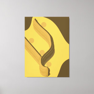 Impressão Em Tela Caindo - Gravidade Minimalista Abstrata da Emoção
