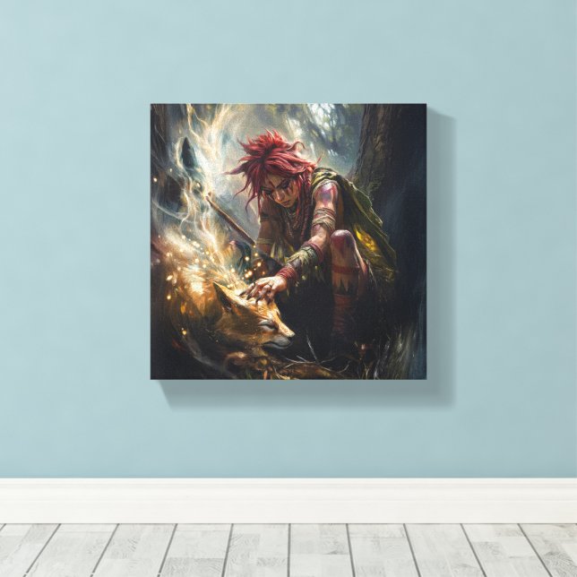 Impressão Em Tela Caipora (Insitu(piso de madeira))