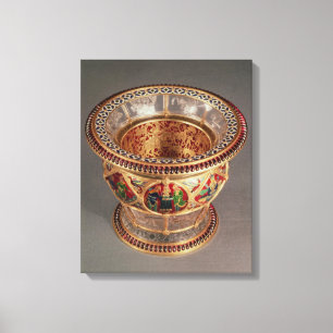Impressão Em Tela Caixa com plique-a-jour e cloisonne