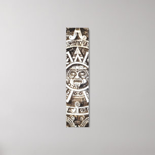 Impressão Em Tela Calendário Sun Meso-Americano Mias de Pedra Escrit