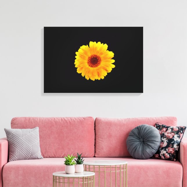 Impressão Em Tela Calendula Officinalis (Insitu(Sala de estar))