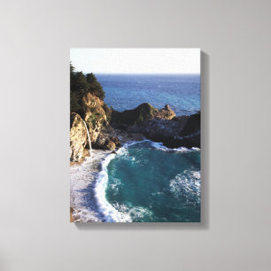 Impressão Em Tela Califórnia, Costa Big Sur, Costa Central 2