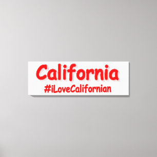 Impressão Em Tela "Califórnia" Design. Comprar Agora