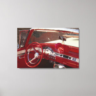 Impressão Em Tela Califórnia:  Santa Ynez Vale, Solvang, 1957