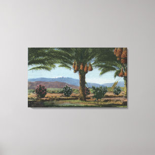 Impressão Em Tela CaliforniaDates que cresce no Coachella