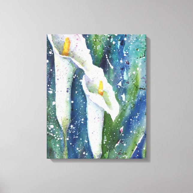 Impressão Em Tela Calla Lily (Frente)