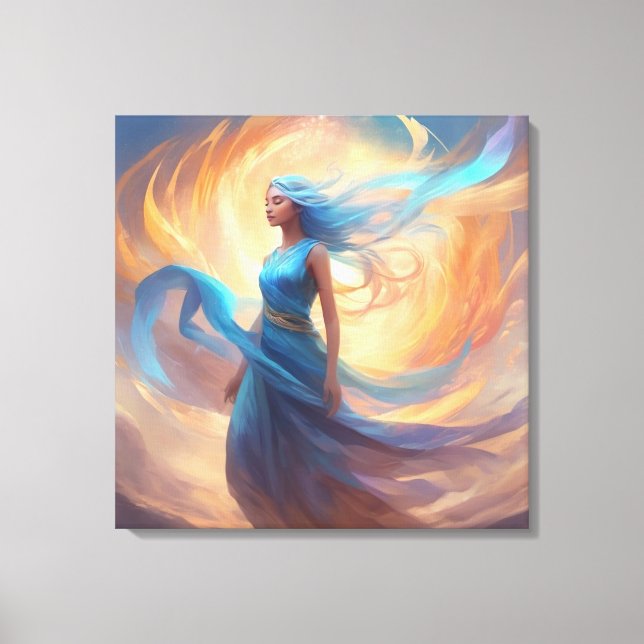 Impressão Em Tela Calma (Frente)