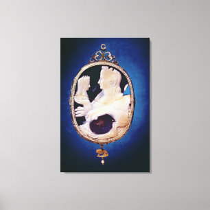 Impressão Em Tela Cameo de Sardonyx que carrega o perfil de Livia